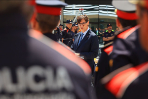 El president Illa al Complex Central dels Mossos d'Esquadra (Rubén Moreno) El president Illa al Complex Central dels Mossos d'Esquadra (Rubén Moreno)