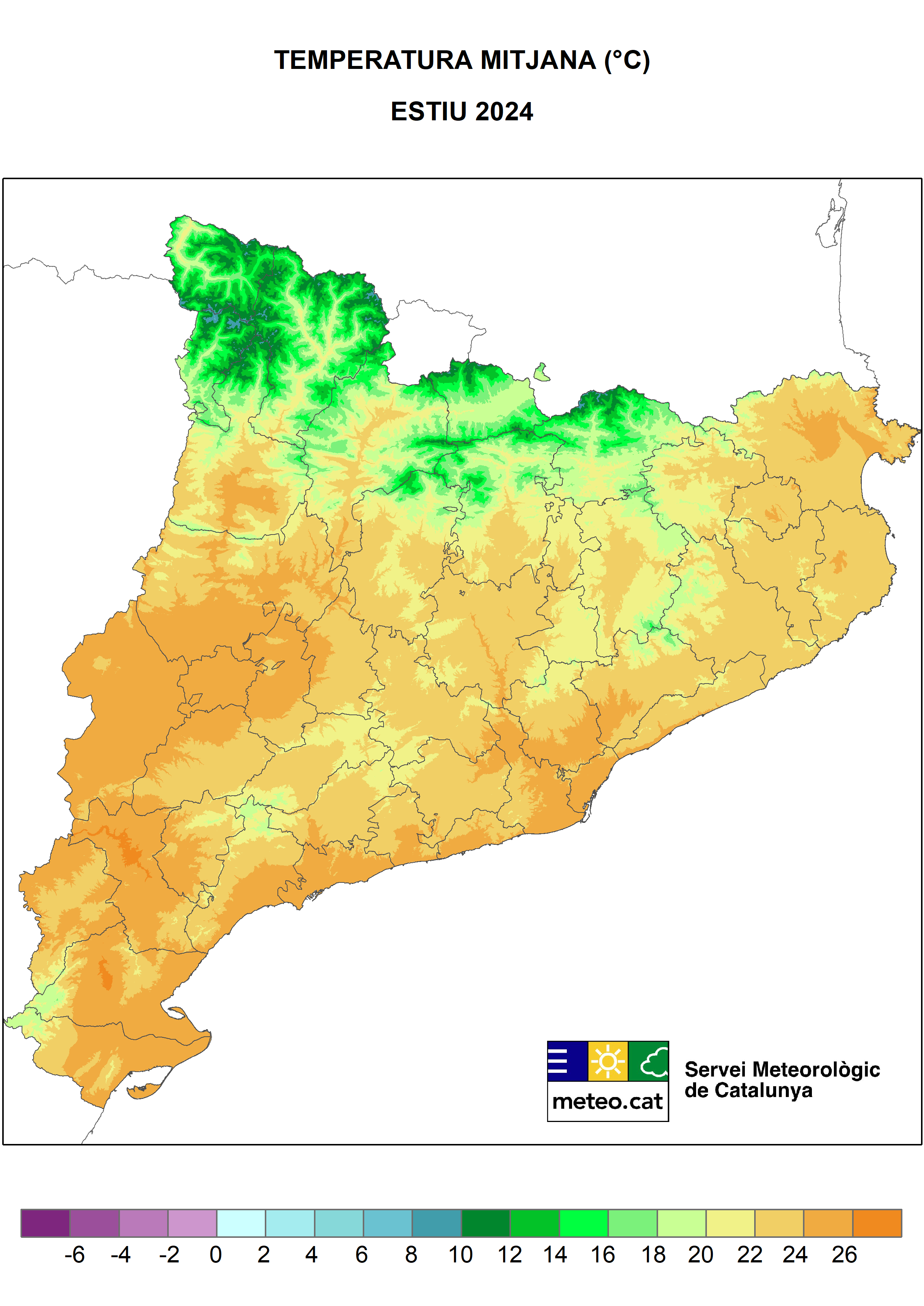 Temperatura mitjana estiu 24