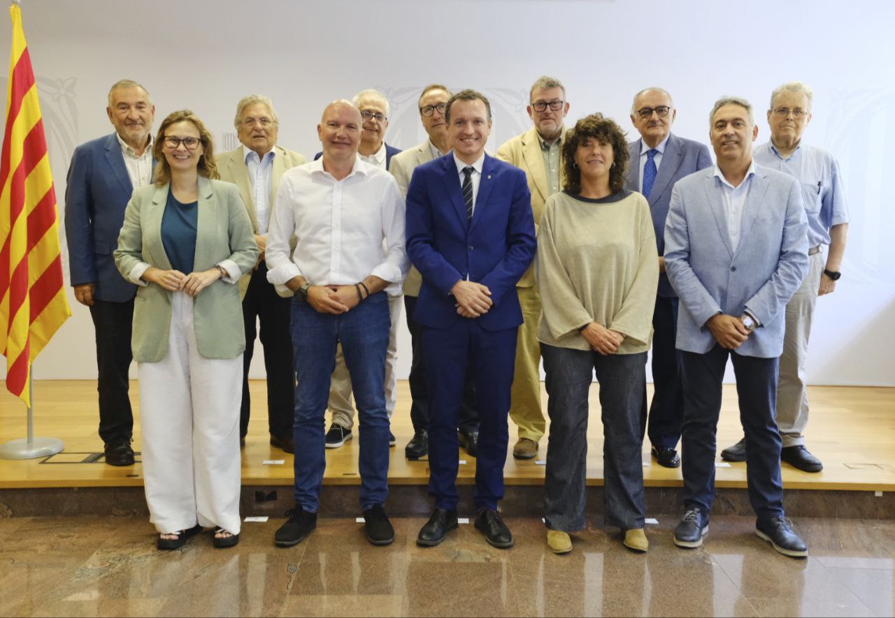 Reunió amb tots els consellers i conselleres avui a la seu del Departament.