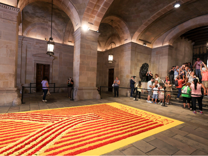 Portes obertes al Palau de la Generalitat per la Diada de l'11 de setembre