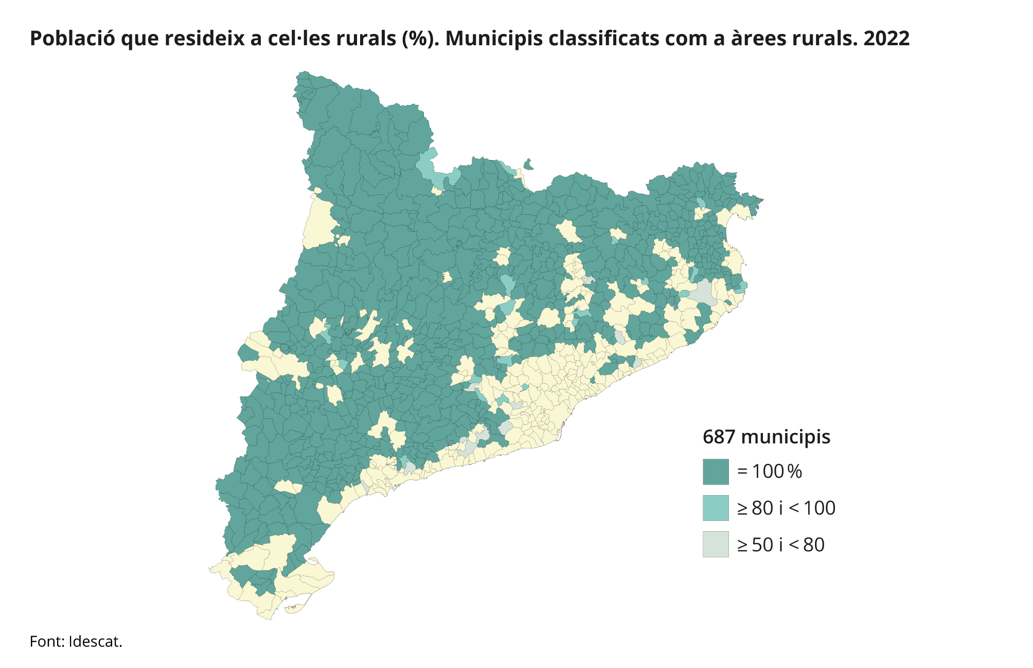 Mapa. Àrees rurals