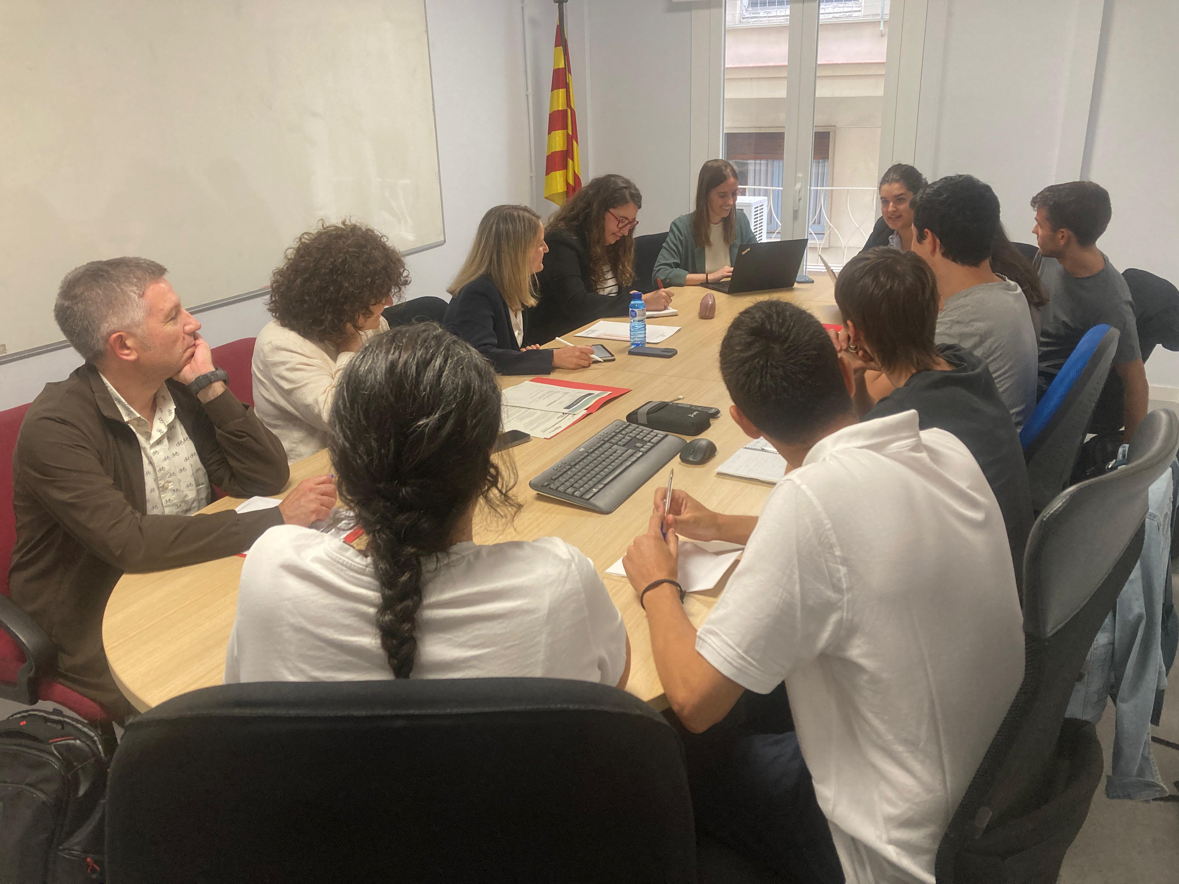 Trobada de la consellera Martínez Bravo amb el CNJC