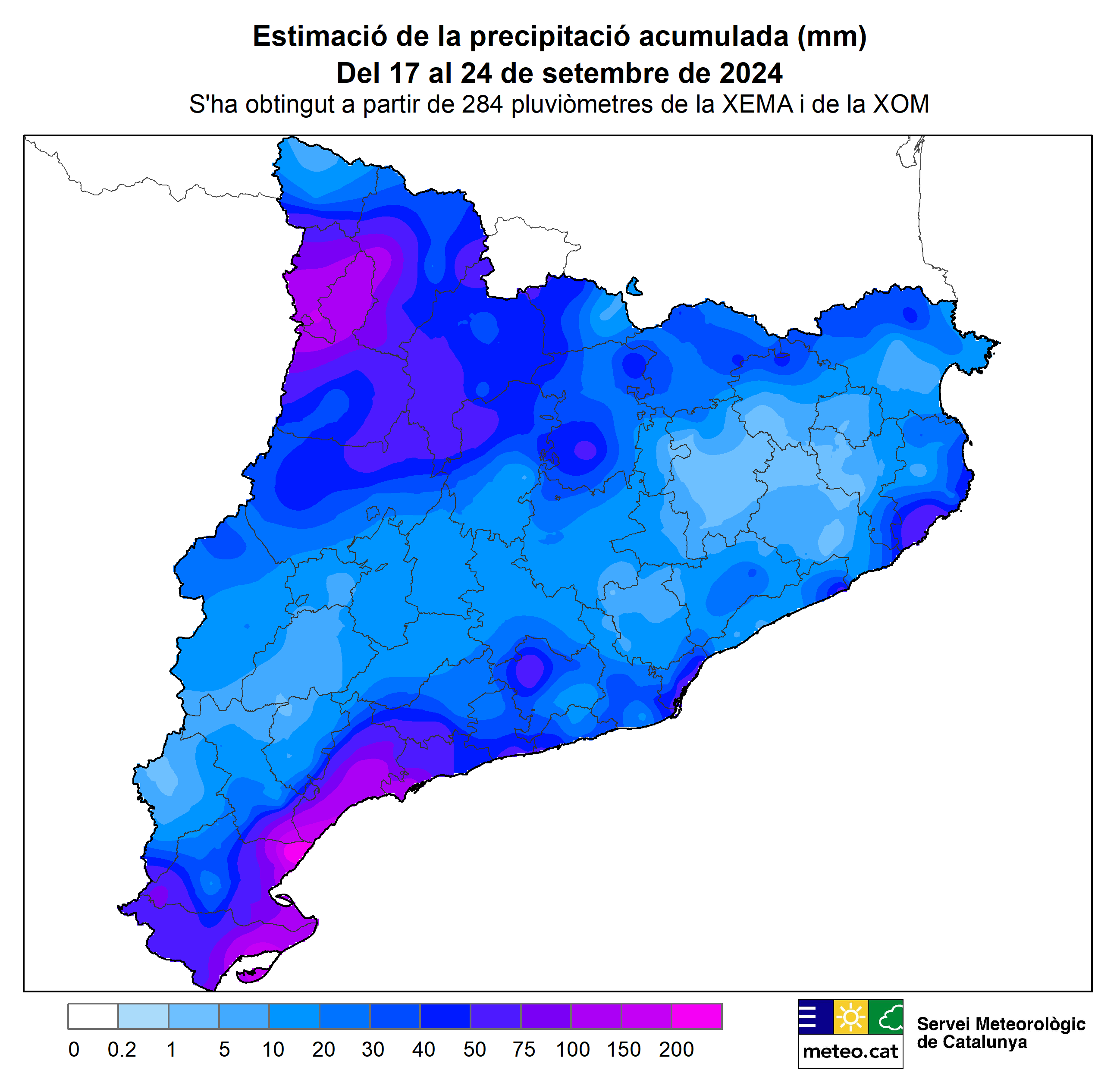 Mapa Precipitacio17-24 set 2024
