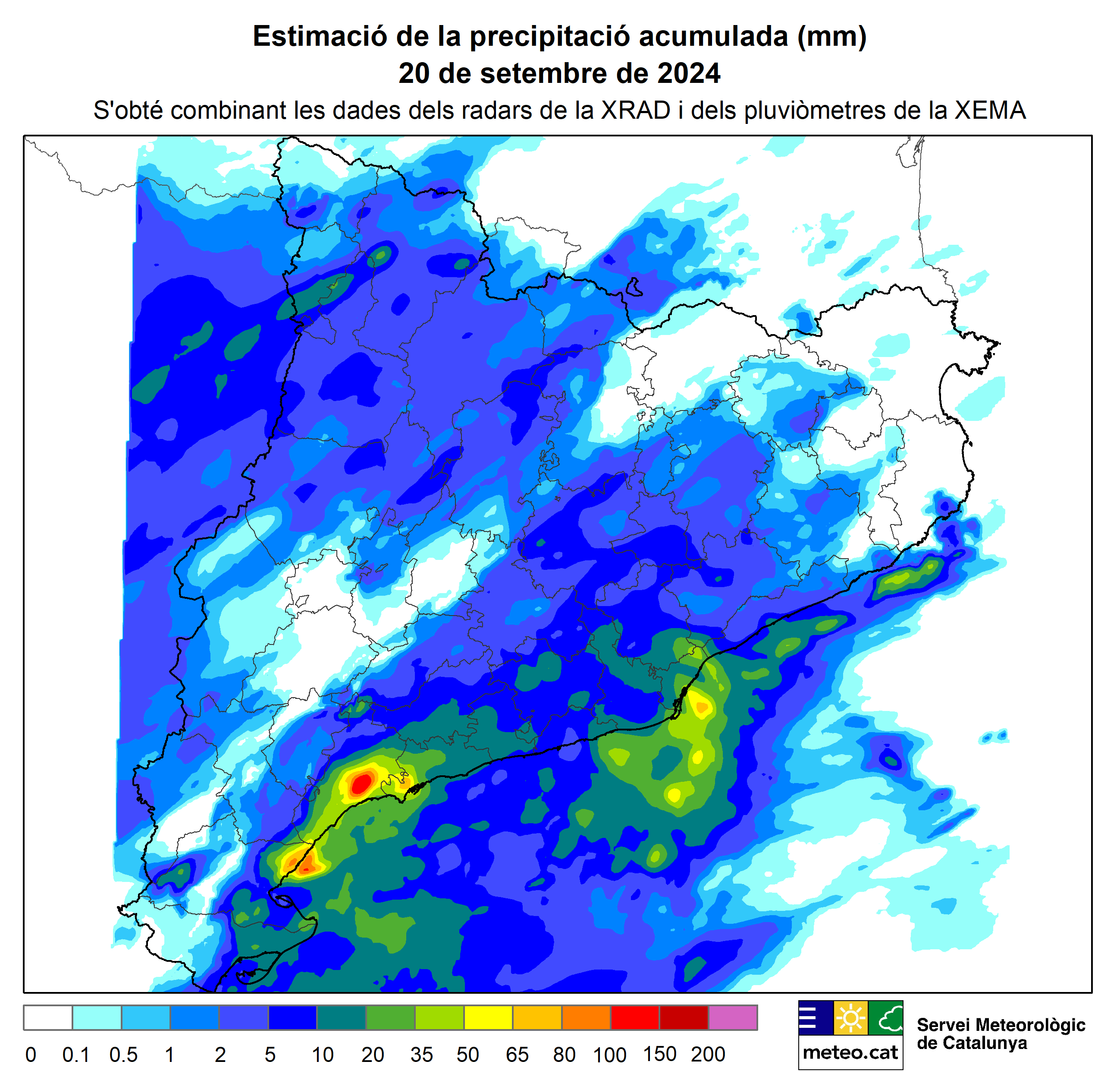 Mapa Precipitacio EHIMI 20 set 2024