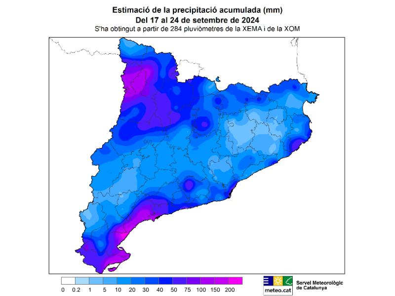 Mapa Precipitacio17-24 set 2024