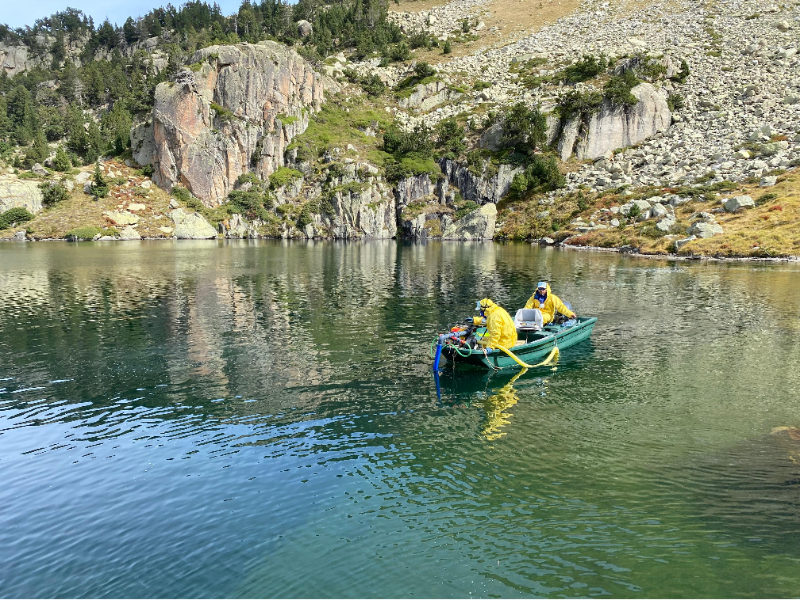 La prova pilot s¿ha dut a terme en un estany situat a la zona perifèrica del Parc Nacional d¿Aigüestortes i Estany de Sant Maurici, a la Vall d¿Aran