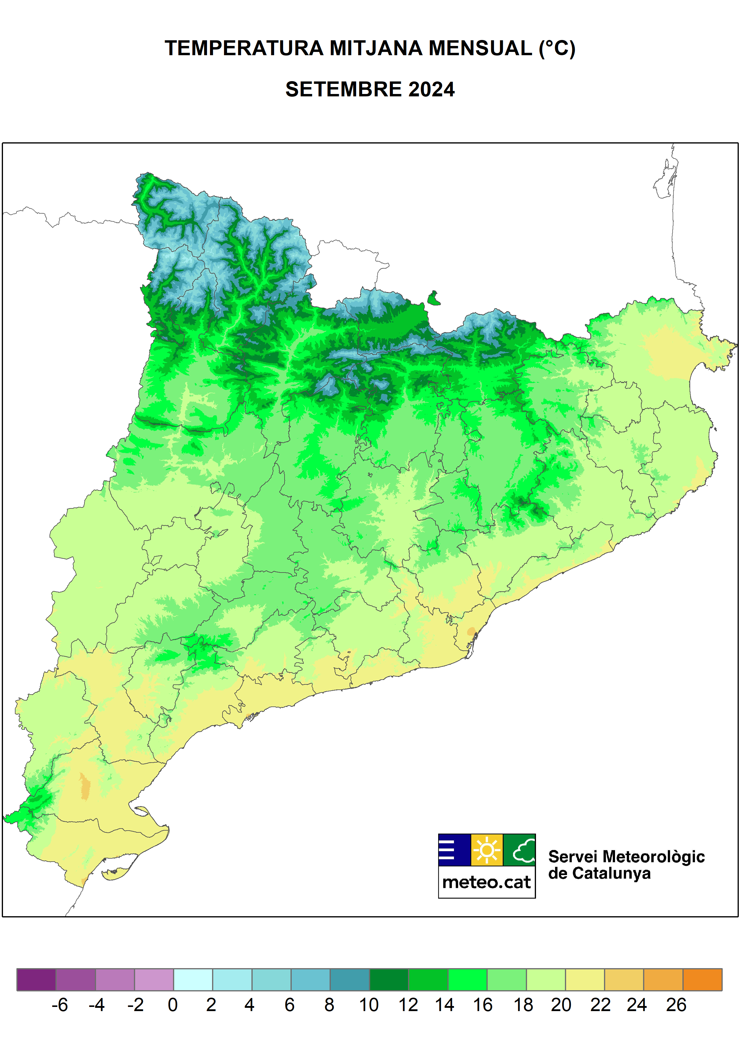 Temperatura mitjana setembre 24