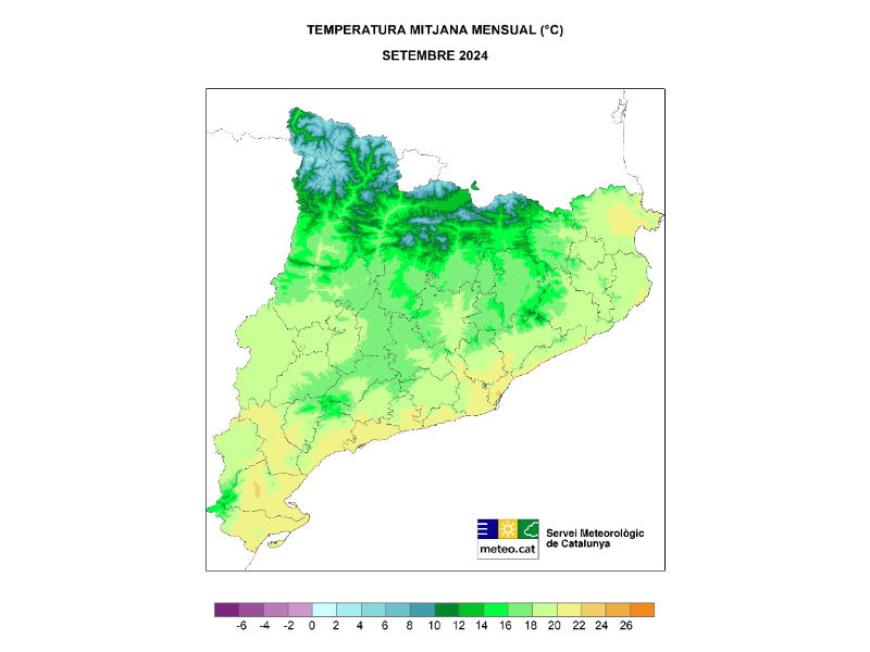 Temperatura mitjana setembre 24