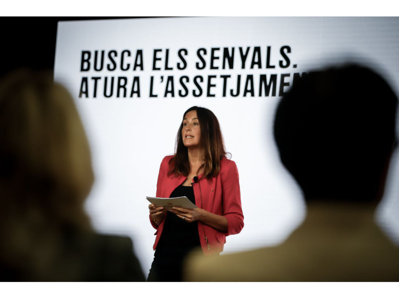 Presentació de la campanya 'Busca els senyals. Atura l'assetjament'