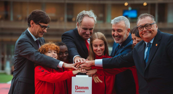 El president Illa a la Inauguració ciutat esportiva CF Damm