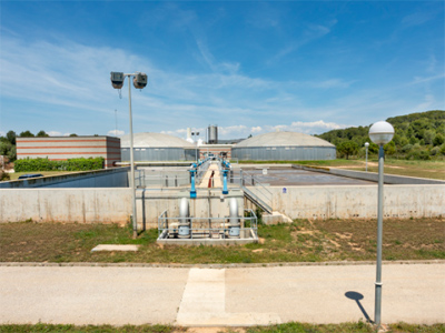 Detall de la depuradora de Torredembarra. Detall de la depuradora de Torredembarra.