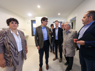 El president i l'alcaldessa, durant la visita (fotografies: Rubén Moreno)