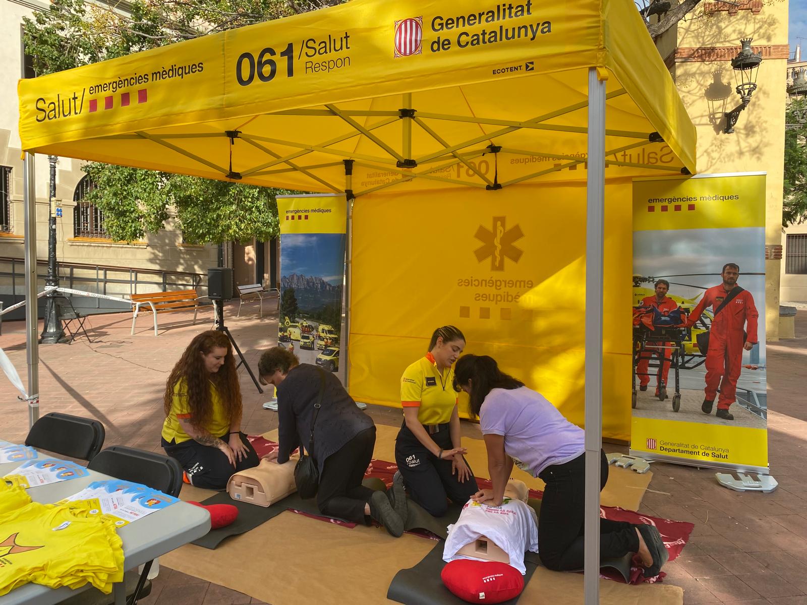 Imatge d'un dels tallers que s'ha fet a L'Hospitalet de Llobregat