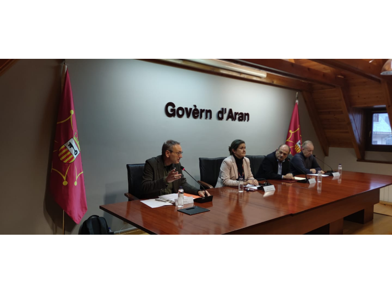 Intervenció del director del Memorial Democràtic, Jordi Font Agulló, a l'obertura de les VI Jornades sobre els maquis a la Vall d'Aran.