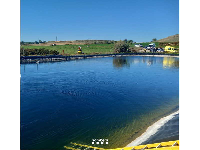 Imatge de la bassa de Torrelameu (la Noguera)