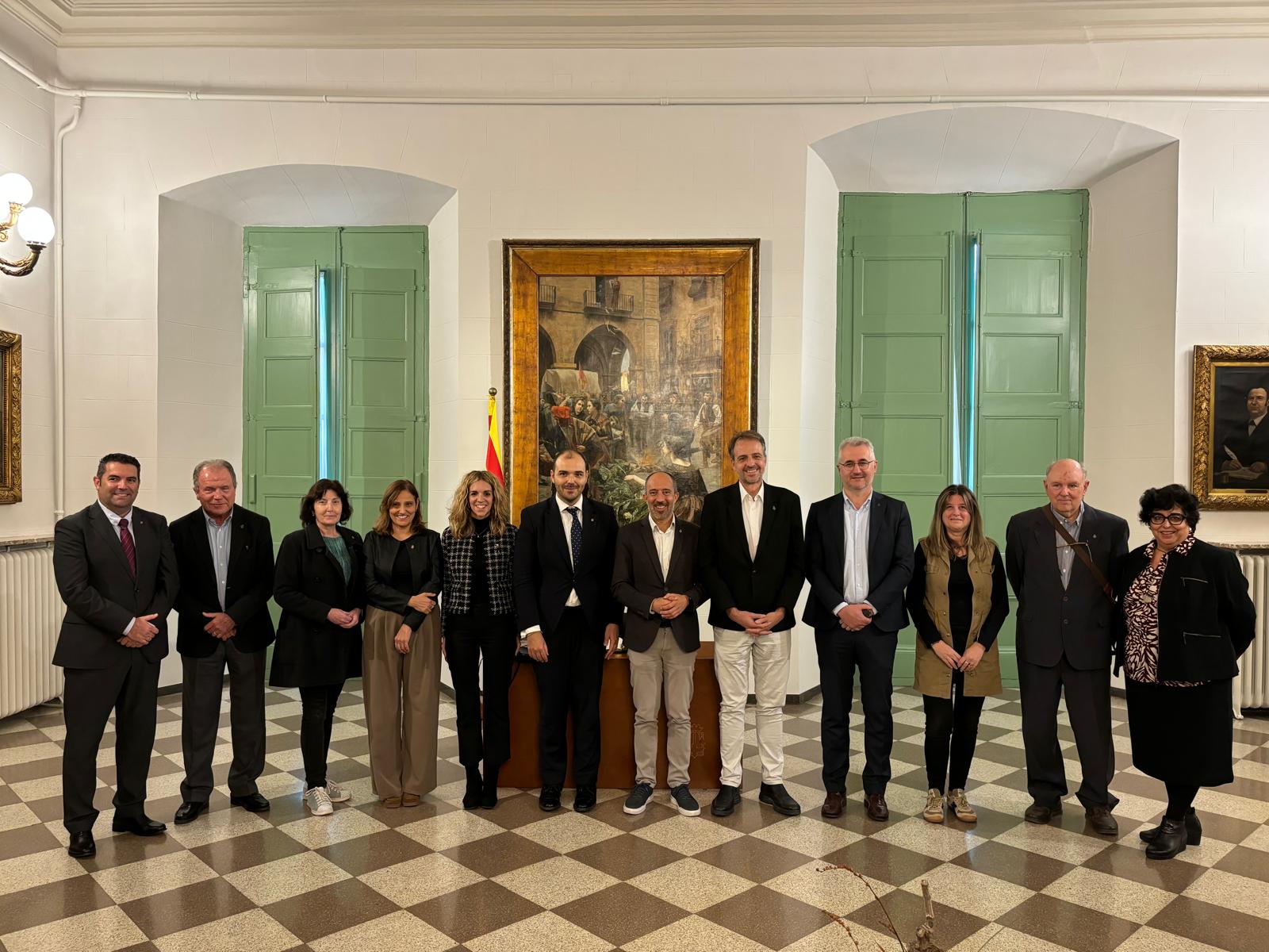 Visita institucional a l'ajuntament de Manresa