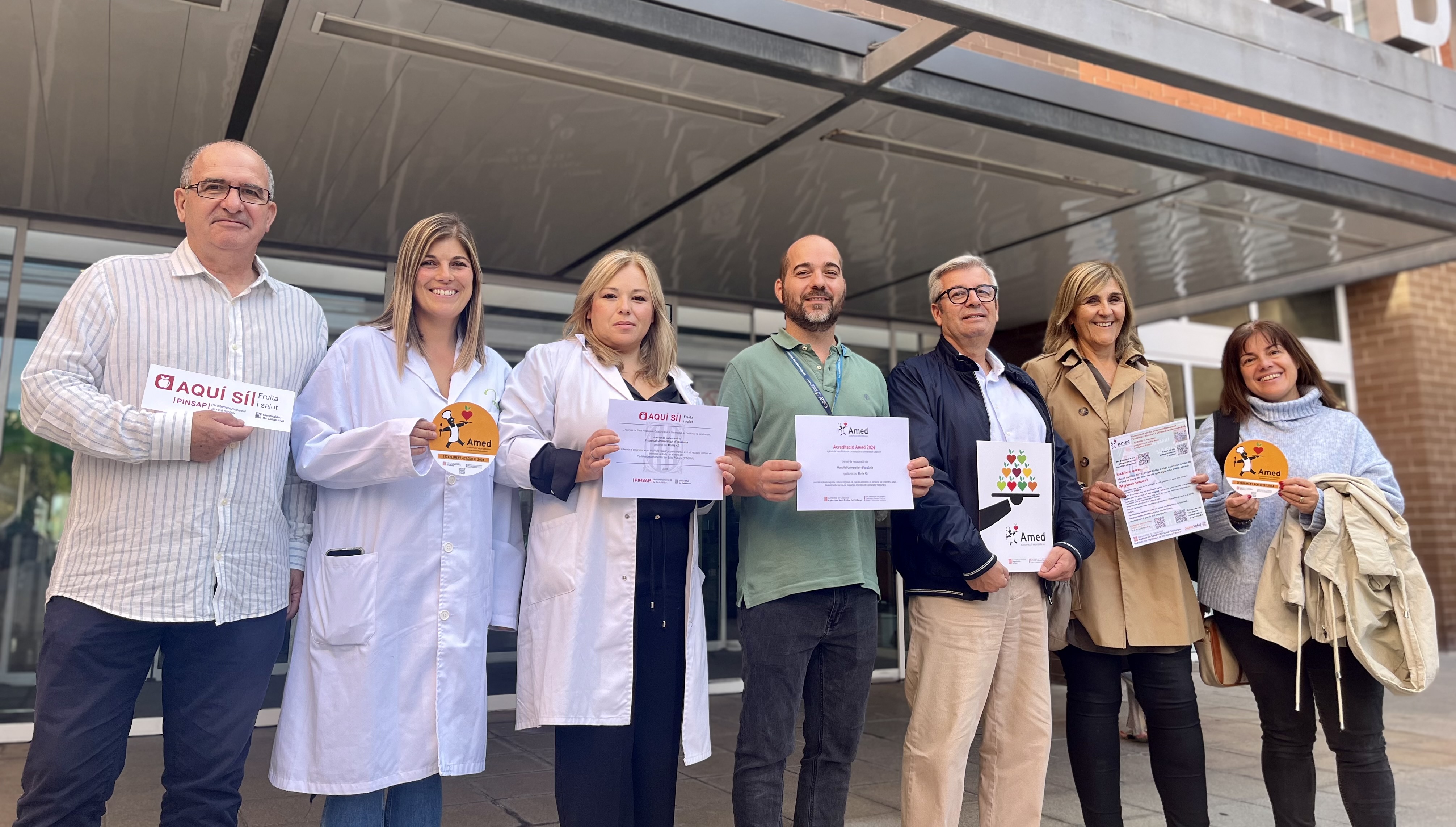 Acte de lliurament de l'acreditació Amed a l'Hospital d'Igualada.
