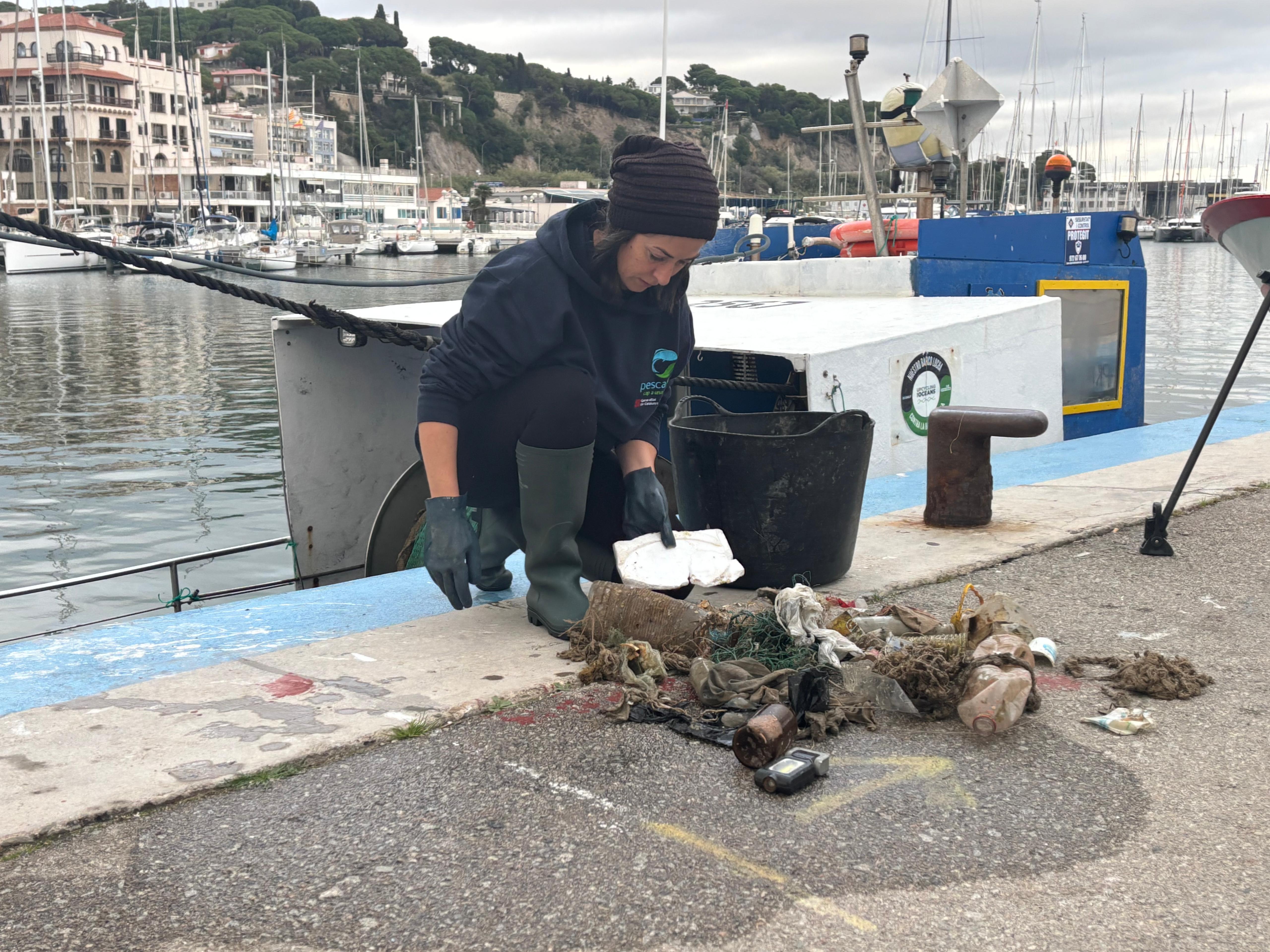 Una imatge d'avui al Port d'Arenys de Mar