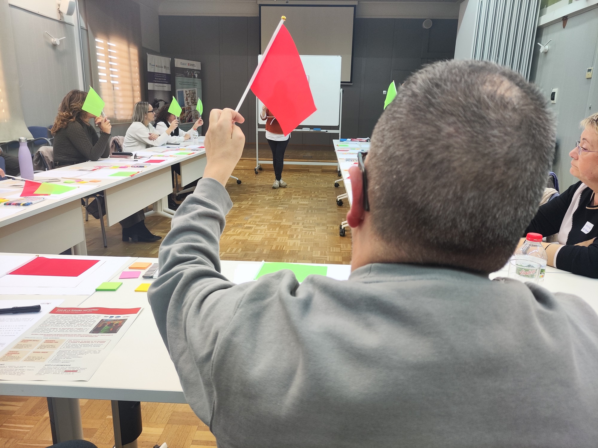 Moment de la jornada participativa a la RSCT.