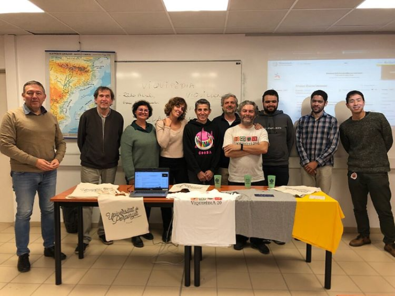 Taller d'edició de la Viquillengua a la Universitat de Perpinyà el 13 de novembre de 2024