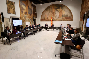 Reunió de la Comissió Interdepartamental d’Habitatge. Autor: Rubén Moreno Reunió de la Comissió Interdepartamental d’Habitatge. Autor: Rubén Moreno