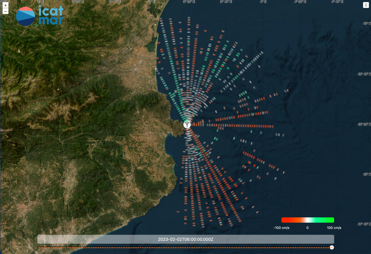 L’ICATMAR mesura l’onatge, el nivell del mar, els corrents marins, la salinitat i la temperatura del mar a la franja costanera compresa entre la costa catalana i les 40 milles nàutiques (uns 74 km). L’ICATMAR mesura l’onatge, el nivell del mar, els corrents marins, la salinitat i la temperatura del mar a la franja costanera compresa entre la costa catalana i les 40 milles nàutiques (uns 74 km).
