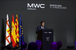 Intervenció del president en el sopar de benvinguda del MWC. Autor: Rubén Moreno