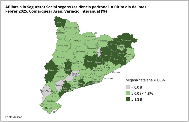 Mapa. AFI.comarques. 2025M02 Mapa. AFI.comarques. 2025M02