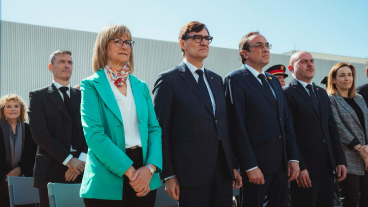 Acte en memòria de les víctimes de l'accident aeri als Alps