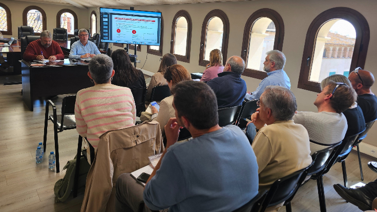 Moment de la trobada.