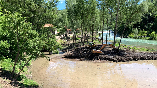 Treballs de manteniment de lleres (arxiu).