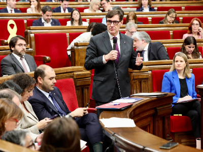 Sessió de control al Parlament