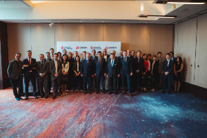 El president Illa s'ha reunit amb empresaris catalans establerts al Japó (foto: Arnau Carbonell)