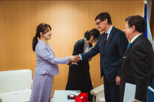 El president Illa s'ha reunit amb la vicegovernadora de Tòquio (foto: Arnau Carbonell)