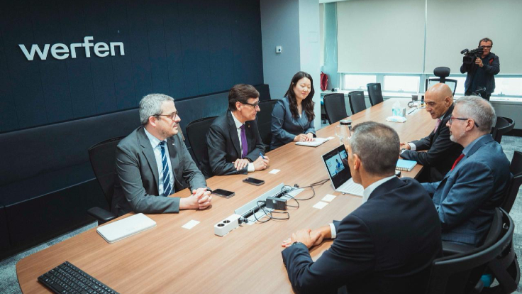 Salvador Illa s'ha reunit amb la direcció de Werfen a Seül Salvador Illa s'ha reunit amb la direcció de Werfen a Seül