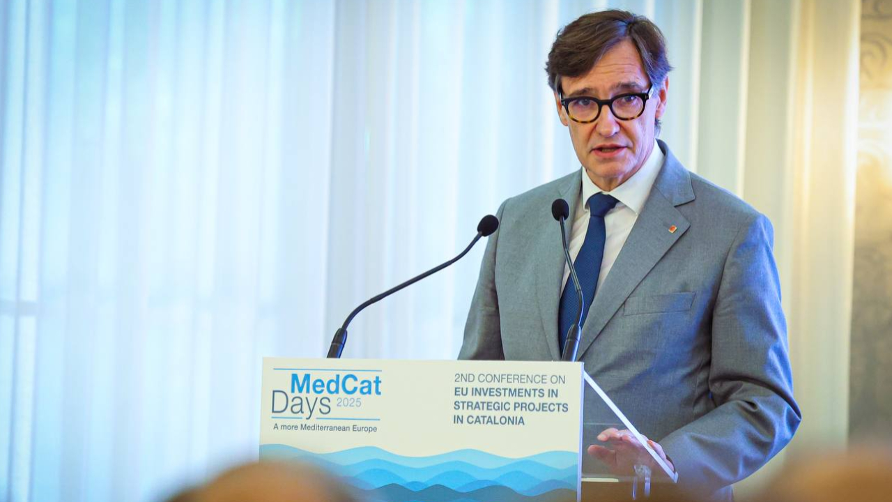 El president ha inaugurat la 6a edició dels MedCat Days. Fotografia: Jordi Bedmar