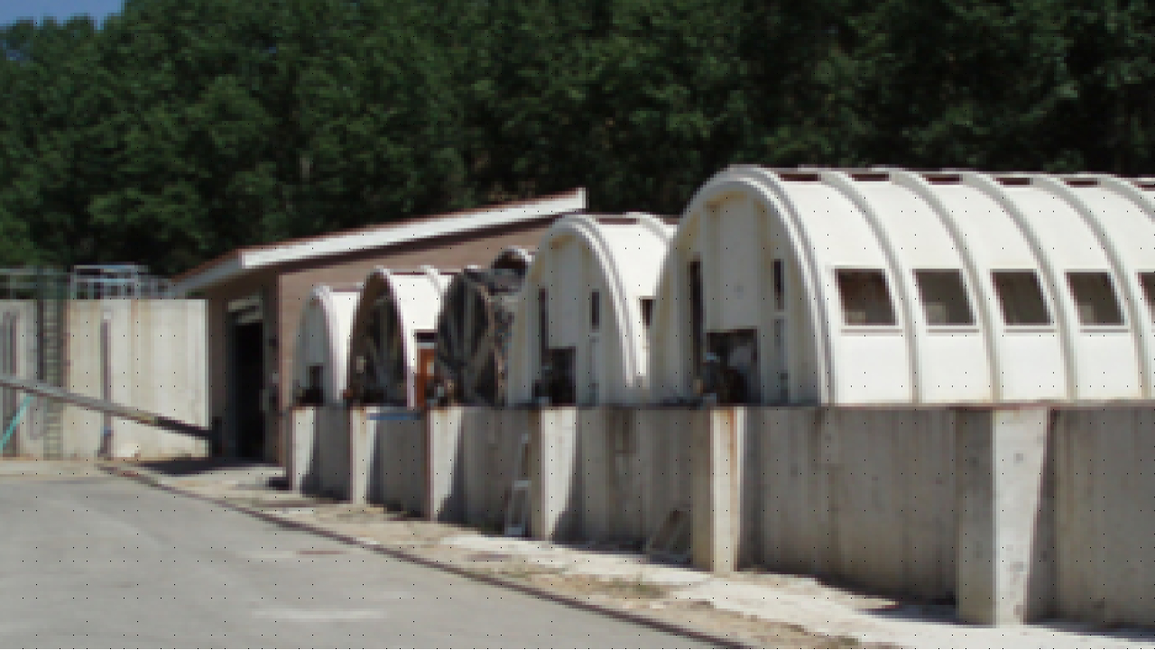 Detall de la depuradora de Riudebitlles, que està previst ampliar. Detall de la depuradora de Riudebitlles, que està previst ampliar.