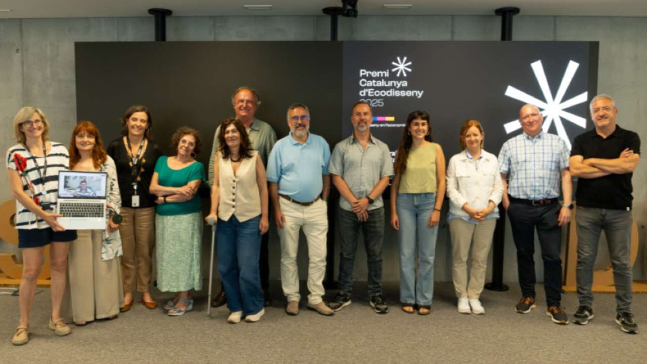 Els membres del jurat del Premi Catalunya d’Ecodisseny 2025. 