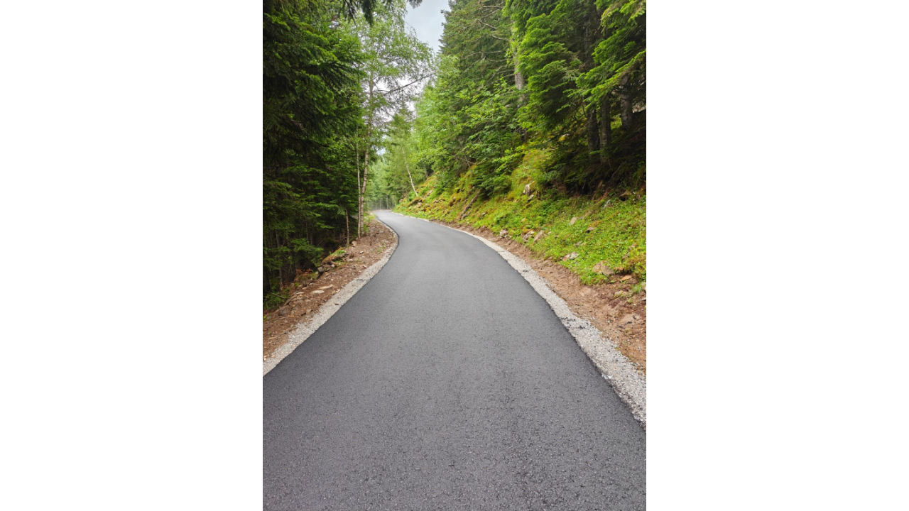 Inauguració oficial del nou tram pavimentat de la pista forestal de Boet, que uneix el nucli d’Àreu amb l’aparcament de la Molinassa, al terme municipal d’Alins (Pallars Sobirà). 